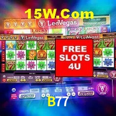 Jackpots e promoções na B77